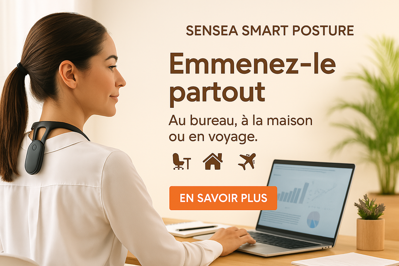 ✨ Sensea Smart Posture – Correcteur Intelligent de Posture