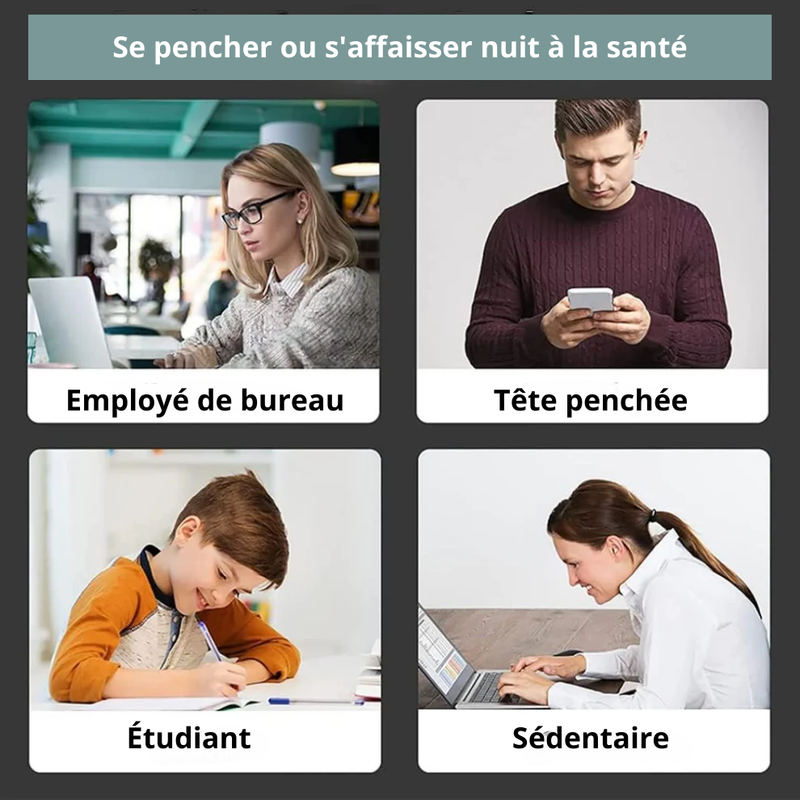 ✨ Sensea Smart Posture – Correcteur Intelligent de Posture